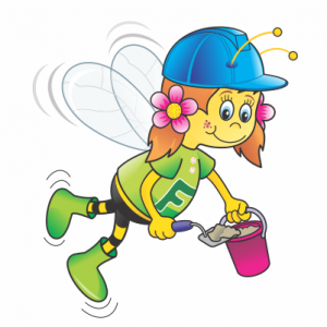 Abeja Fabiana - Personaje institucional